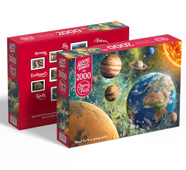 Planet Earth in Galaxy Space